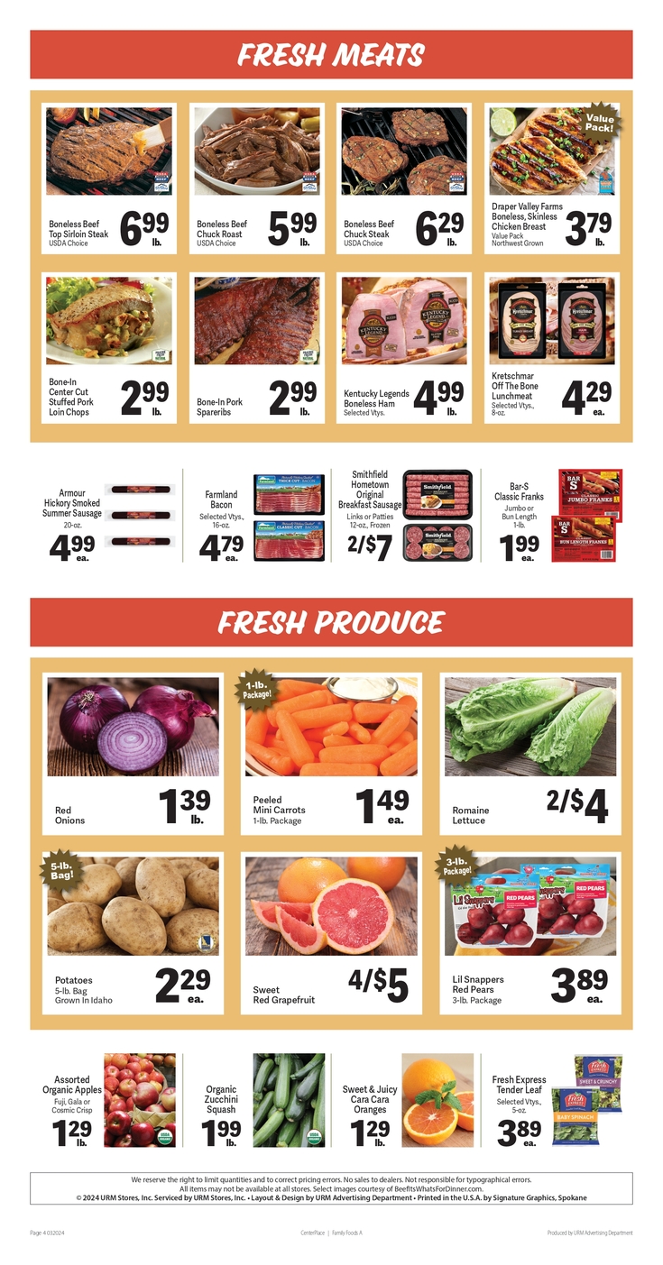 Print Weekly Specials | Family Foods | Anderson's Grocery - 711 S Clark ...